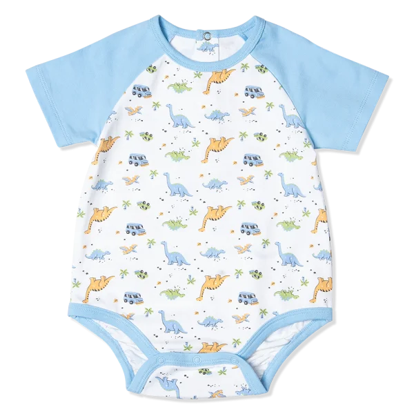 Bodysuit bé trai tam giác Animo KK922055 (0-12M,Xanh)