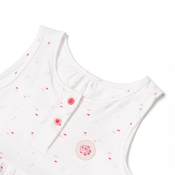 Bộ bé gái lửng Cá sao biển Animo CL822046 (6M-6Y,Trắng)