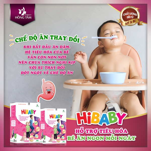 Thực phẩm bảo vệ sức khoẻ HiBABY (Hộp 20 gói stick 10ml)