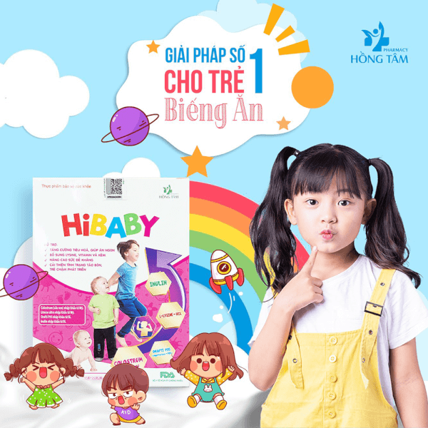 Thực phẩm bảo vệ sức khoẻ HiBABY (Hộp 20 gói stick 10ml)