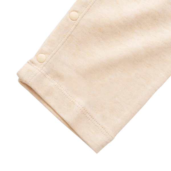 Bodysuit đông vải mỏng Bé thỏ Animo VĐ822054 (0-12M,Vàng)