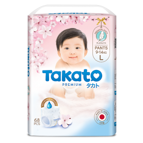 Quà tặng khi mua Combo 3 Tã quần Takato siêu mềm mại (M, 76 miếng)