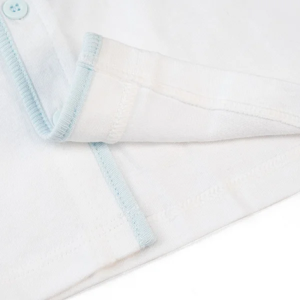 Cặp áo sơ sinh cài chéo tay dài Animo NB422049 (NB,xanh-trắng)