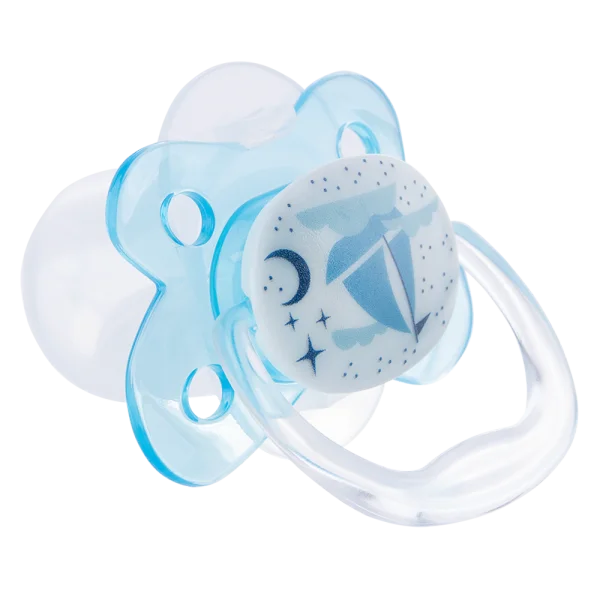 Ty ngậm Prevent Dr Brown Level 1, 0-6M, Xanh (giao họa tiết ngẫu nhiên)