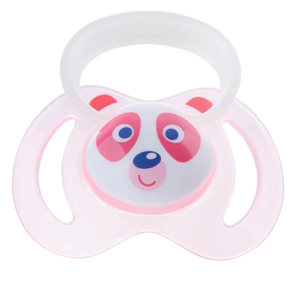 Ty ngậm chỉnh nha Nuby Silicone Ovan Hồng