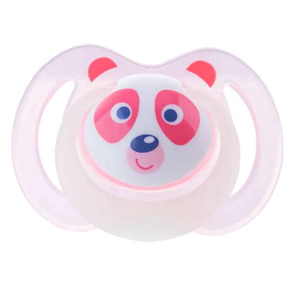 Ty ngậm chỉnh nha Nuby Silicone Ovan Hồng