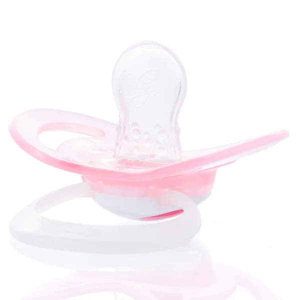 Ty ngậm chỉnh nha Nuby Silicone Ovan Hồng