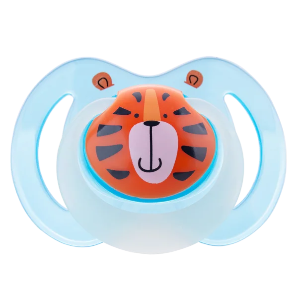 Ty ngậm chỉnh nha Nuby Silicone Ovan Xanh dương