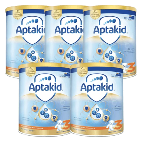 Combo 5 Thực phẩm bổ sung Aptakid số 3 900g (trên 2 tuổi)