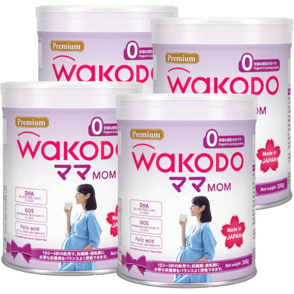 Combo 4 lon Sữa Wakodo mom 300g
