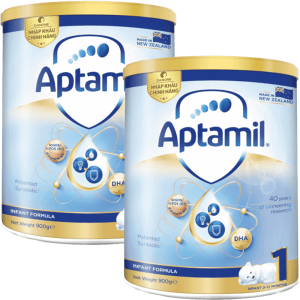 Combo 2 Sữa Aptamil số 1 900g (0-12 tháng)