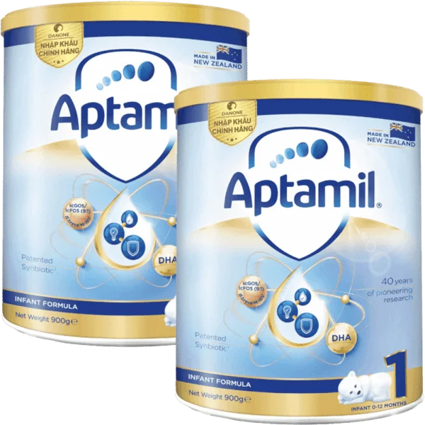 Combo 2 Sữa Aptamil số 1 900g (0-12 tháng)