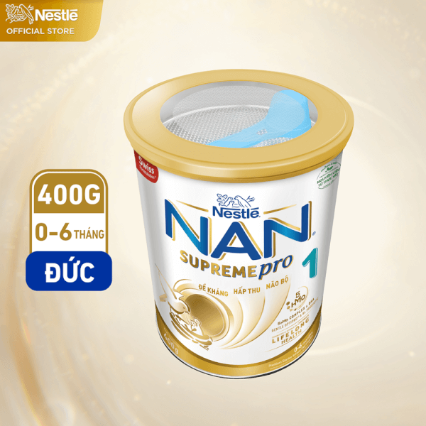 Sữa NAN SUPREME PRO số 1 400g (0-6 tháng) giá tốt