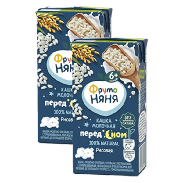 Combo 2 Sữa đêm gạo sữa Fruto Nyanya (200ml)