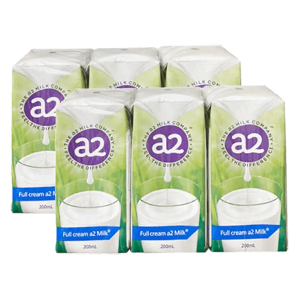 Combo 2 Sữa tươi tiệt trùng A2 Milk (lốc 6 hộp)