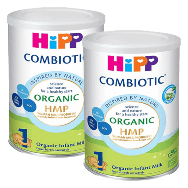 Combo 2 HiPP 1 Organic Combiotic 350g, 0-6 tháng