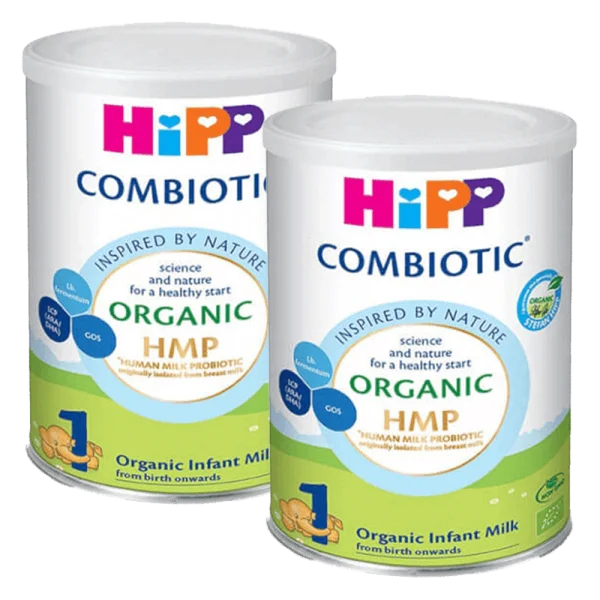 Combo 2 HiPP 1 Organic Combiotic 350g, 0-6 tháng