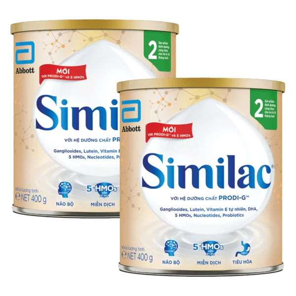 Combo 2 Sữa Similac 5G số 2 400g (6-12 tháng)