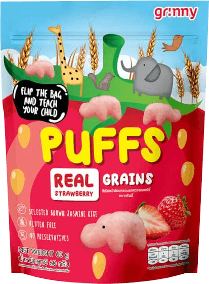 Bánh ăn dặm Grinny vị dâu