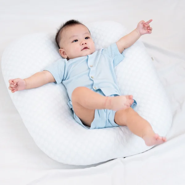 Bộ sơ sinh tính năng ngắn, vải lưới Animo I0322014 (0-12M,Xanh)