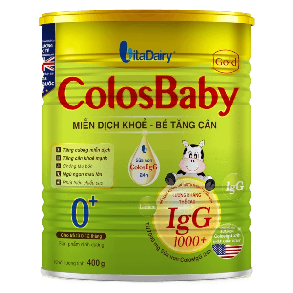 Sữa ColosBaby Gold 0+ 400g (0 - 12 tháng)