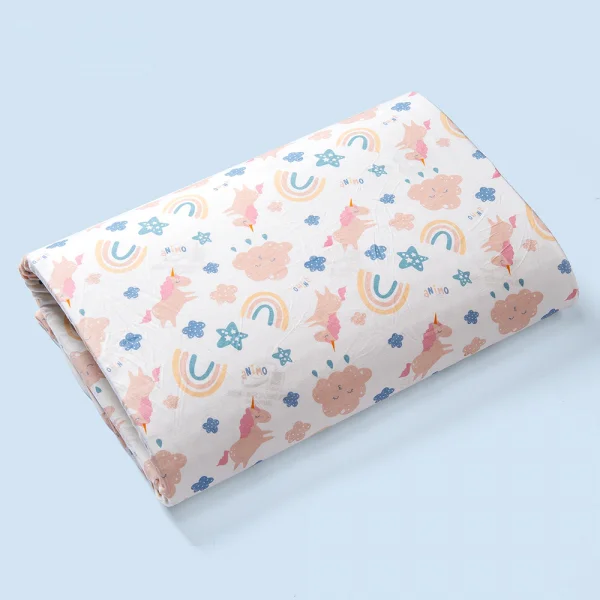 Nệm cao su thiên nhiên Dorufoam B2201_ĐP006 (60x110cm, Hồng)