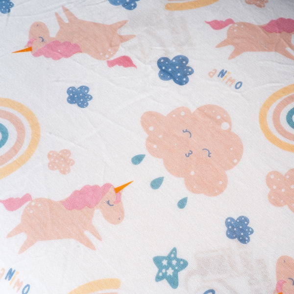 Nệm cao su thiên nhiên Dorufoam B2201_ĐP006 (60x110cm, Hồng)
