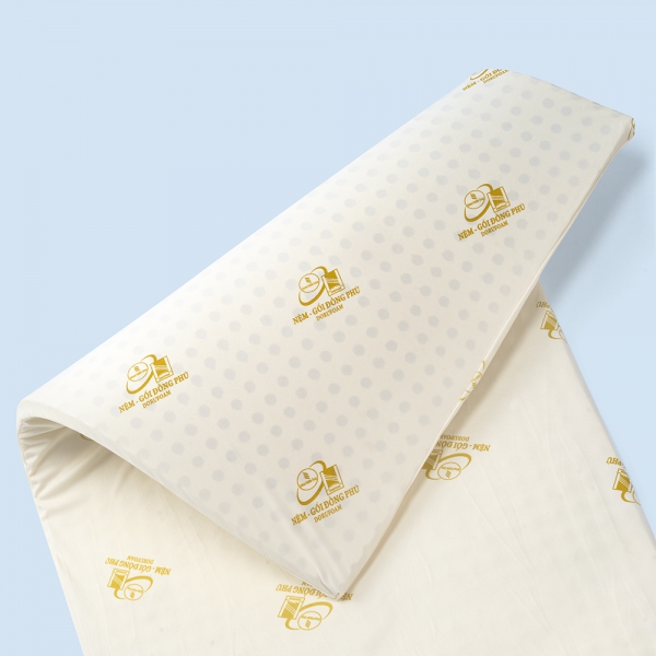 Nệm cao su thiên nhiên Dorufoam B2201_ĐP006 (60x110cm, Hồng)