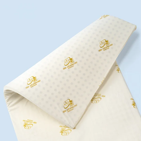 Nệm cao su thiên nhiên Dorufoam B2201_ĐP006 (60x110cm, Hồng)