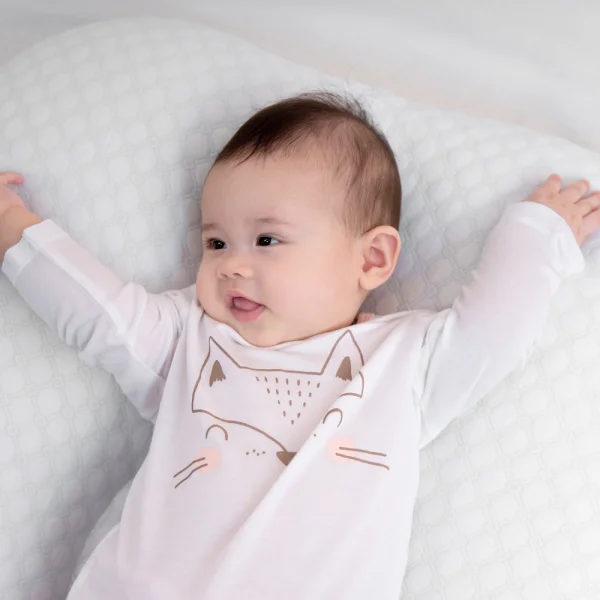 Bộ sơ sinh dài vải modal Animo I0122036 (0-24M,Trắng)