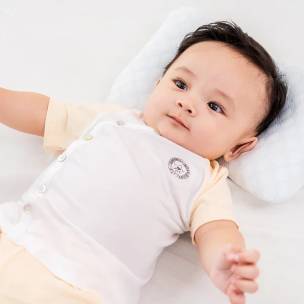 Bộ sơ sinh ngắn vải modal Animo I0122035 (0-24M,Vàng)