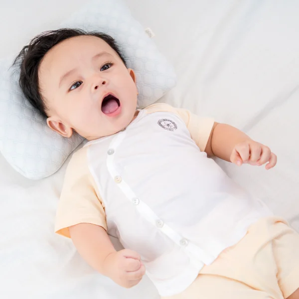 Bộ sơ sinh ngắn vải modal Animo I0122035 (0-24M,Vàng)