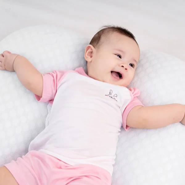 Bộ sơ sinh ngắn vải modal Animo I0122033 (0-24M,Hồng)