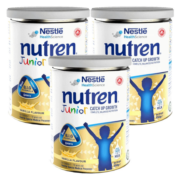 Combo 3 Sữa Nutren Junior 850g (1-12 tuổi)