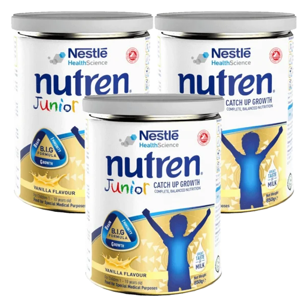 Combo 3 Sữa Nutren Junior 850g (1-12 tuổi)