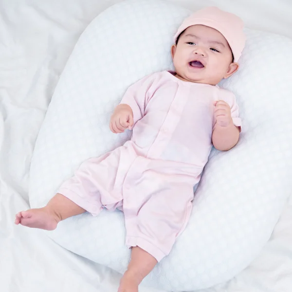 Bodysuit tính năng đùi, vải lưới Animo I0322030 (0-12M ,Hồng)