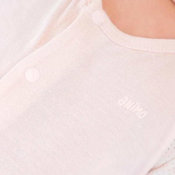 Bodysuit tính năng đùi, vải lưới Animo I0322033 (0-12M,Cam)