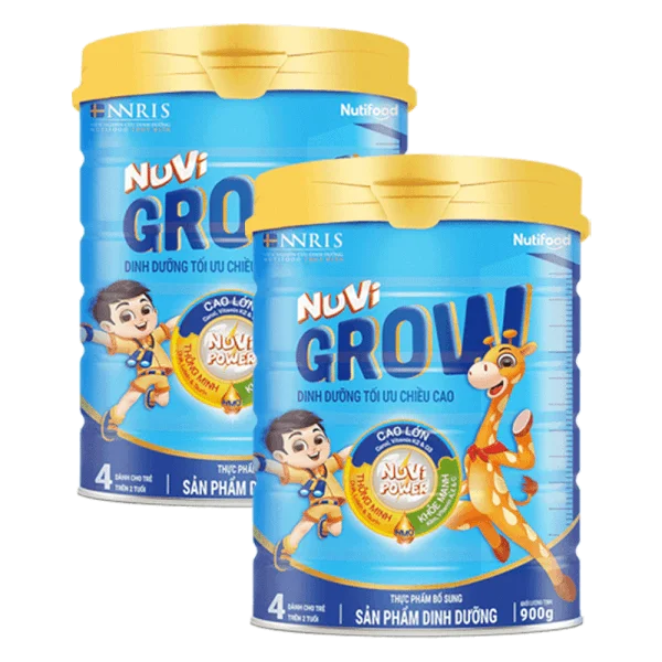 Combo 2 Sữa Nutifood Nuvi Grow 900g