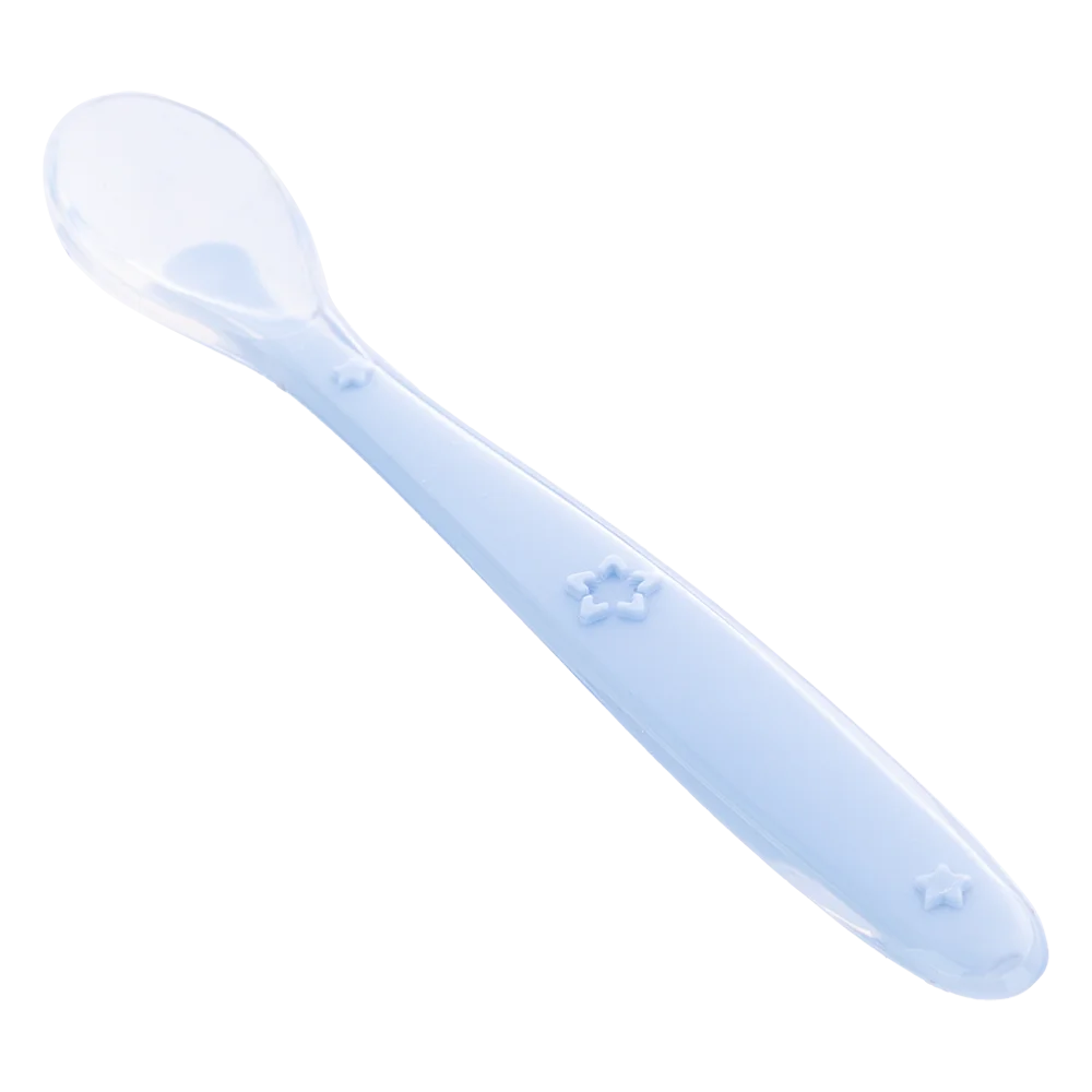 Bộ 2 muỗng silicone Bebear (Xanh dương+ Xanh lá, BS7540)