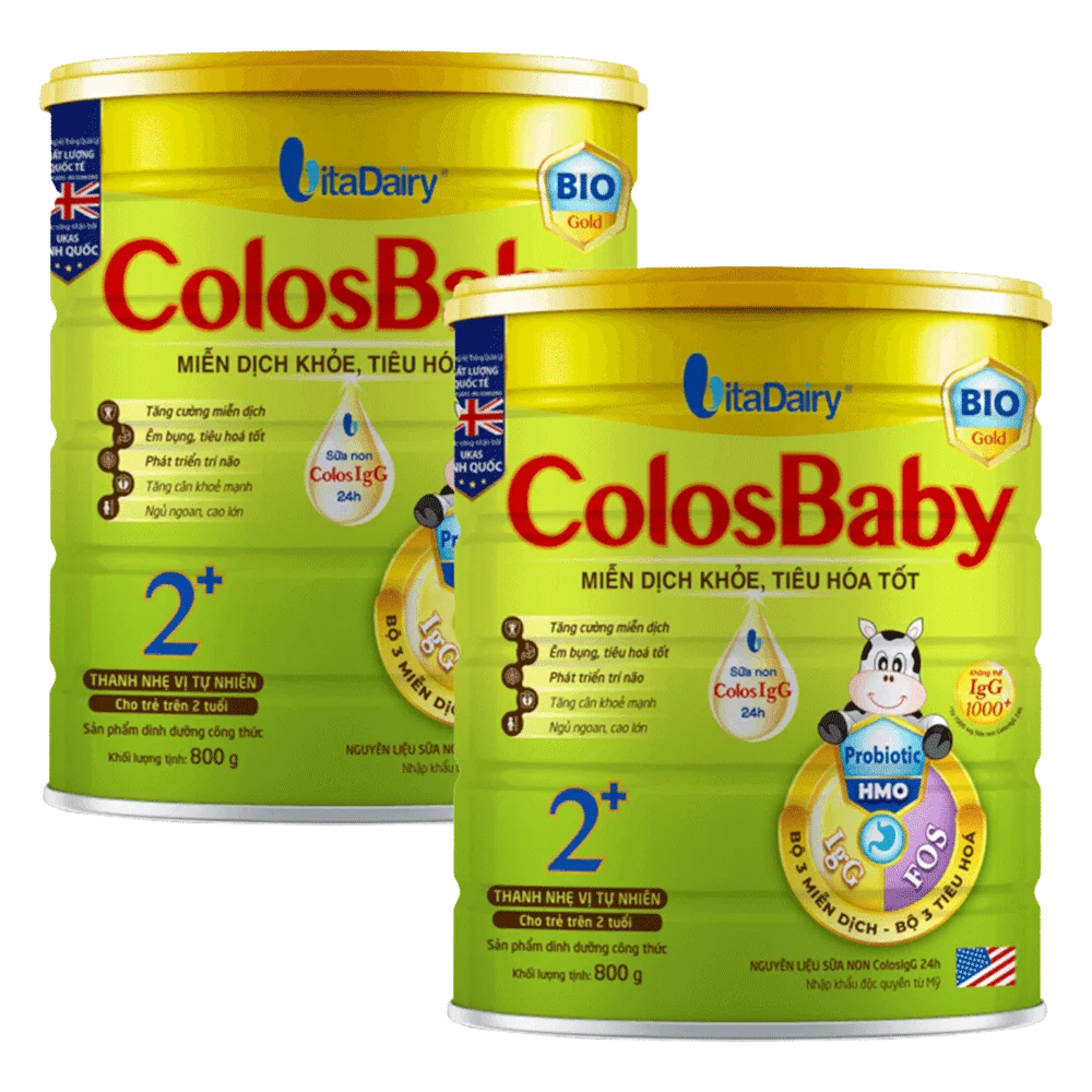Combo 2 Sữa Colosbaby Bio Gold 2+ 800g (từ 2 tuổi)