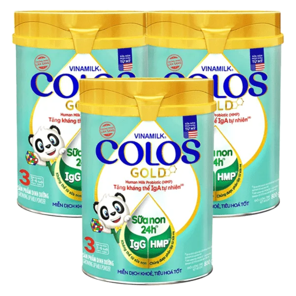 Combo 3 Sữa Vinamilk ColosGold số 3 800g (2-6 tuổi)