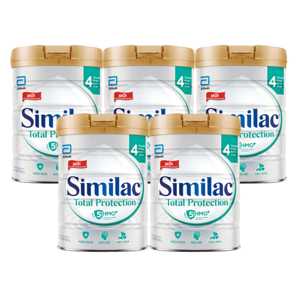 Combo 5 Sữa Similac Total Protection 4 900g (2 - 6 tuổi)