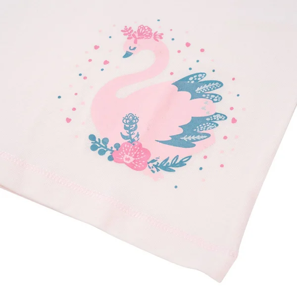 Bộ sơ sinh tính năng ngắn, vải modal BST Thiên Nga Animo BMC822070 (12-24M,Hồng)