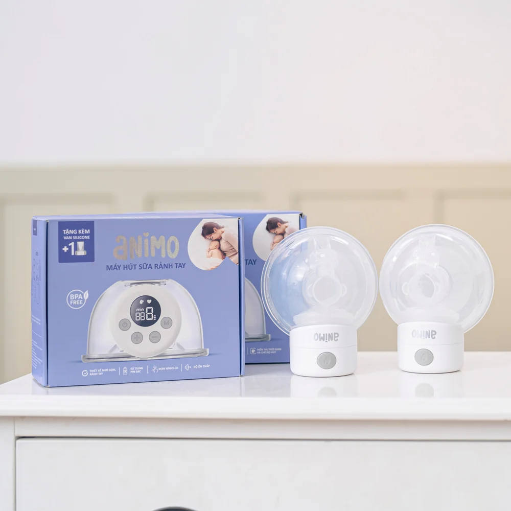 Máy hút sữa rảnh tay & không dây Animo