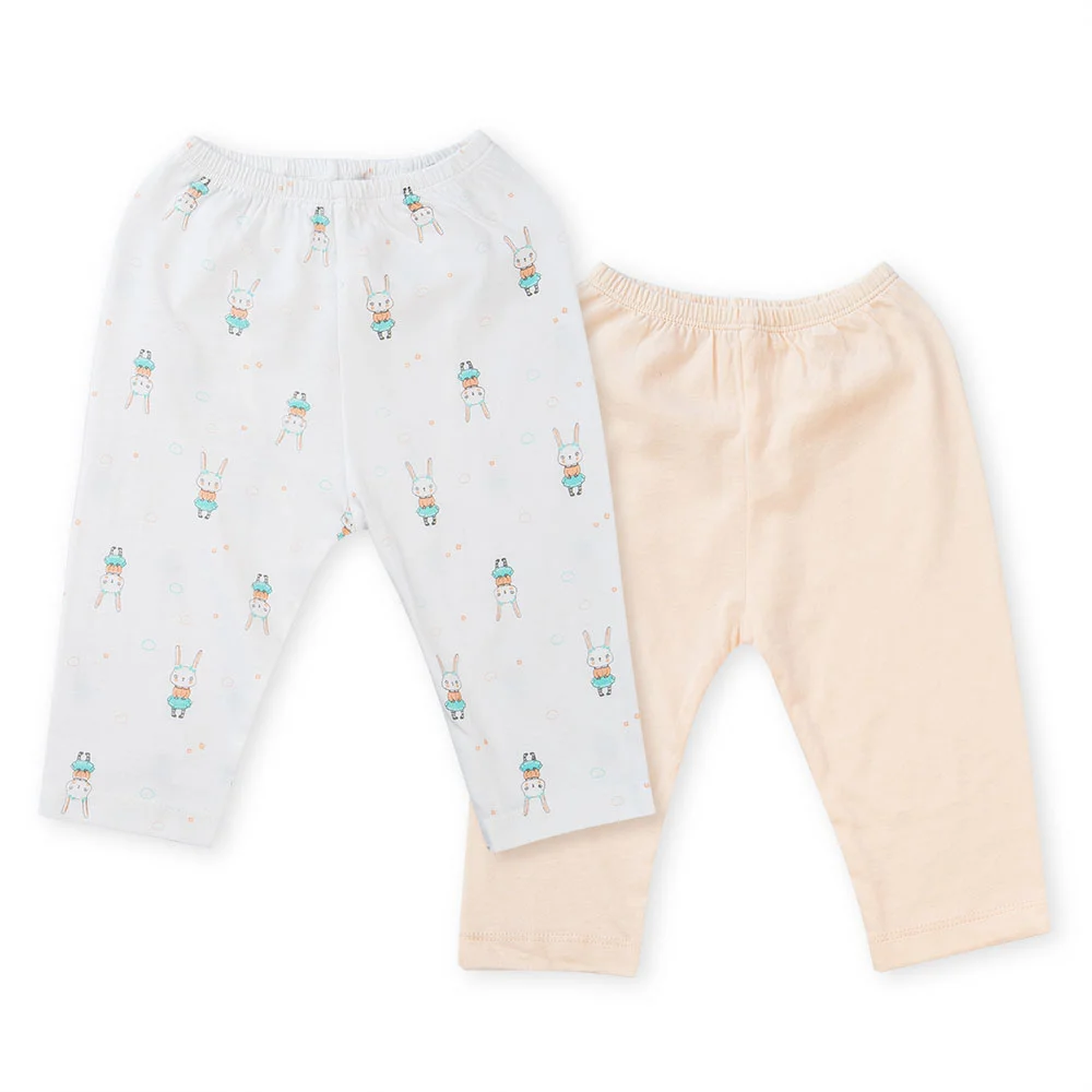 Cặp quần sơ sinh dài Animo NB422054 (NB-9M,Cam-trắng-Giao màu ngẫu nhiên)