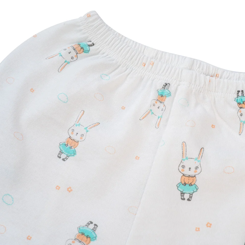 Cặp quần sơ sinh dài Animo NB422054 (NB-9M,Cam-trắng-Giao màu ngẫu nhiên)