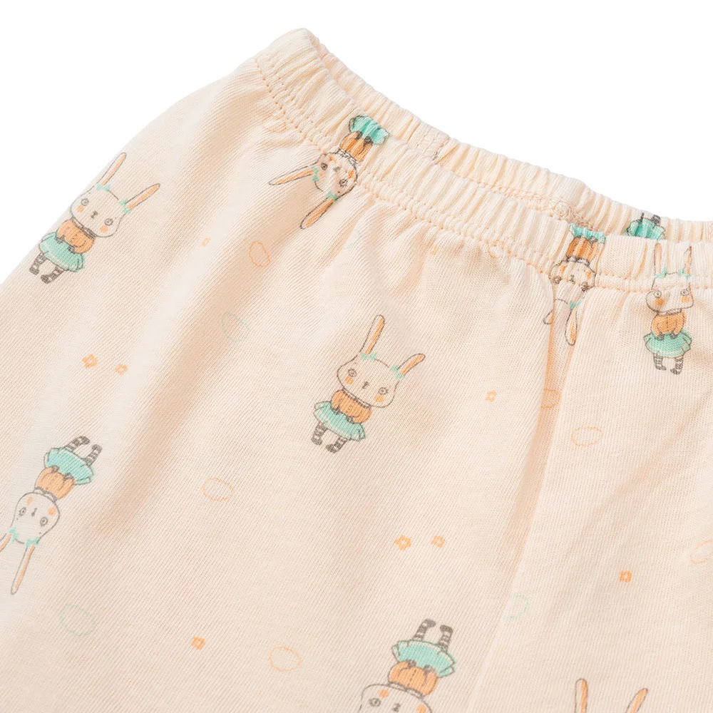 Cặp quần sơ sinh dài Animo NB422054 (NB-9M,Cam-trắng-Giao màu ngẫu nhiên)