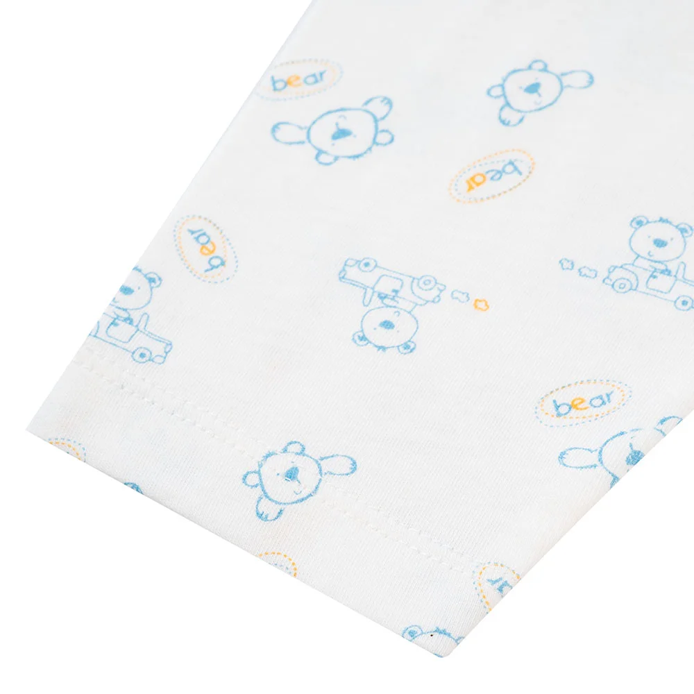 Cặp quần sơ sinh dài Animo NB422050 (NB-9M,xanh-trắng- Giao màu ngẫu nhiên)