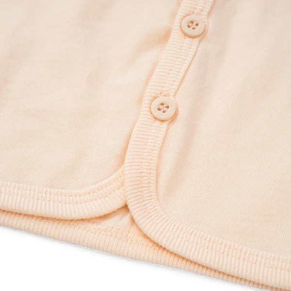 Cặp áo sơ sinh cài giữa tay dài Animo NB422053 (NB,Cam-trắng-Giao màu ngẫu nhiên)