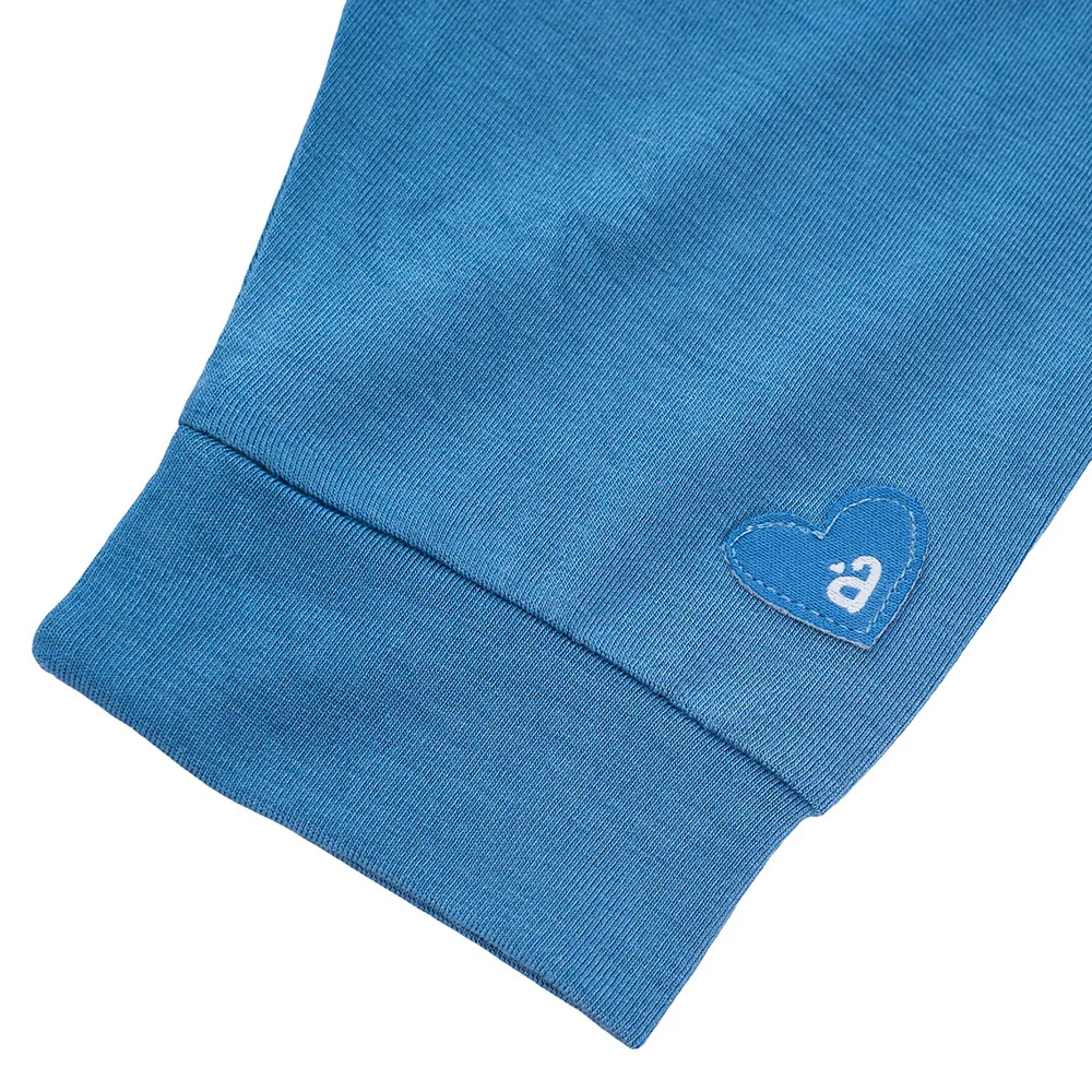 Bộ sơ sinh tính năng dài, vải modal BST Thiên Nga Animo BMC822078 (0-12M,Xanh)